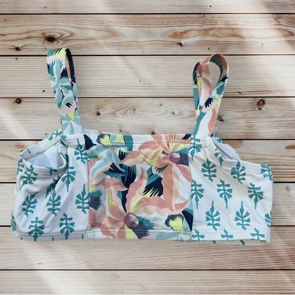 Jessica Simpson Floral Kids Swim Set 2 piece bikini Swimsuit Size Small 7 - Picture 5 of 8